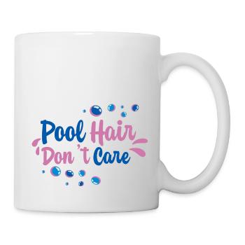 Piscine Cheveux Ne Pas Se Soucier 2 - Mug blanc - blanc - Droite