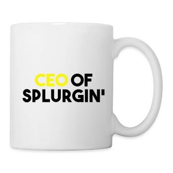 GESCHÄFTSFÜHRER VON SPLURGIN' - Tasse - Weiß - Rechts