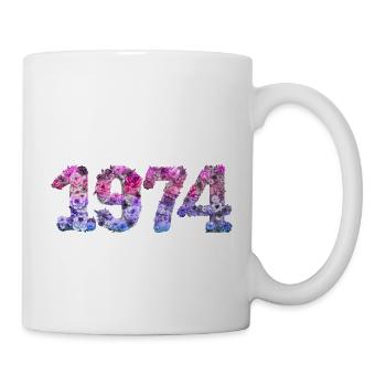50e anniversaire vintage rétro Né en 1973 Anniversaire - Mug blanc - blanc - Droite