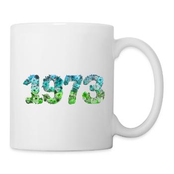 50e anniversaire vintage rétro Né en 1973 Anniversaire - Mug blanc - blanc - Droite