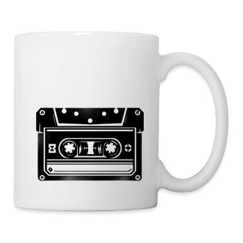 Musik Kassette | Personalisieren - Tasse - Weiß - Rechts
