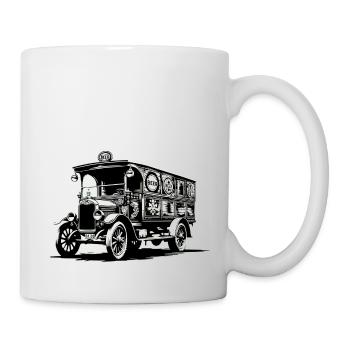 Bierlaster | Bier-Kutscher - Tasse - Weiß - Rechts