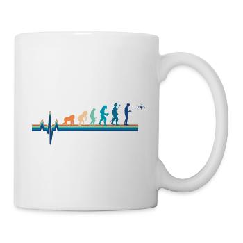 Evolution Heartbeat Drohne - Tasse - Weiß - Rechts