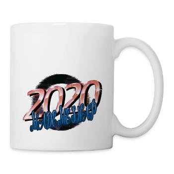 Comic Beach Bodybuilder Geek Couples Cute - Mug - white - Right