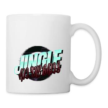 dinosaur christmas tree dork beard gang gift idea - Tasse - Weiß - Rechts