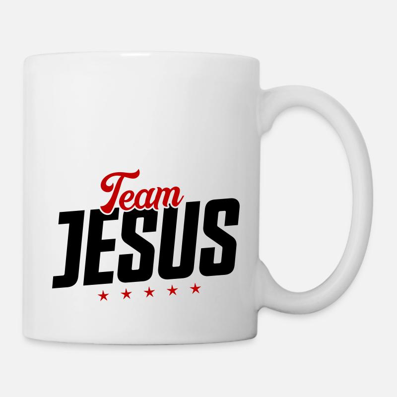 team jesus - Tasse - Weiß