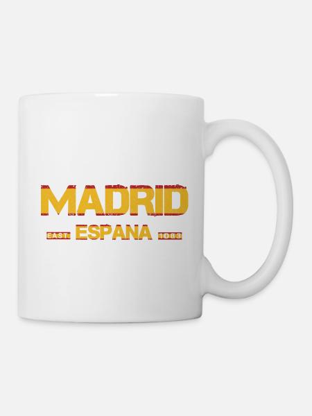 Madrid - Spanien - Tasse - Weiß