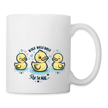 Biele Biele Biele "Ruf sie mal" - Tasse - Weiß - Rechts
