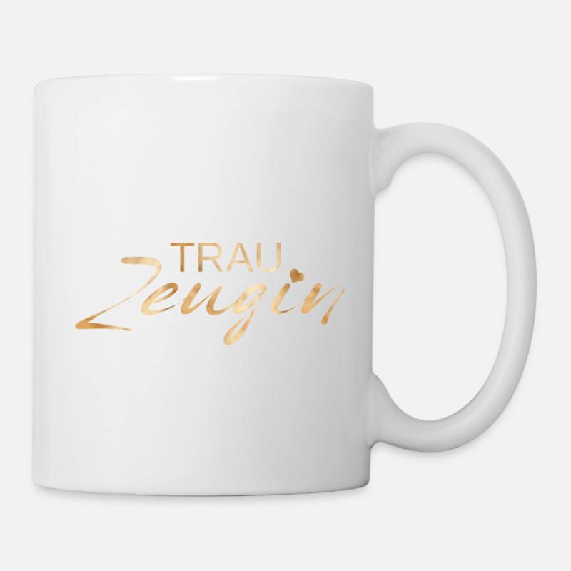 Team Braut-Trauzeugin! - Tasse - Weiß