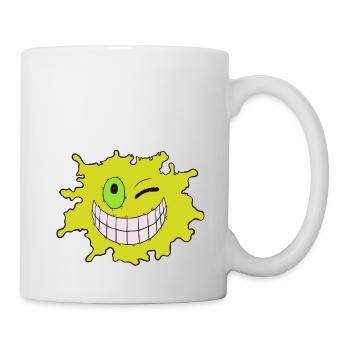 Splash Gelb - Tasse - Weiß - Rechts