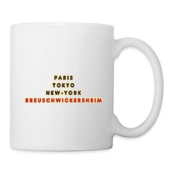 Paris Tokyo New-York Breuschwickersheim - Mug blanc - blanc - Droite