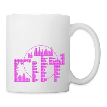 Skyline, City - purple version - Mug - white - Right