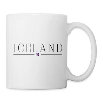 J’adore l’Islande - Mug blanc - blanc - Droite