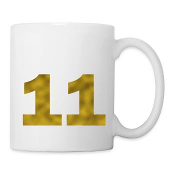 Geburtstag 11 Jahre - Tasse - Weiß - Rechts