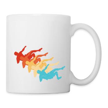 Bouldern Kletterer Damen Herren Climber - Tasse - Weiß - Rechts