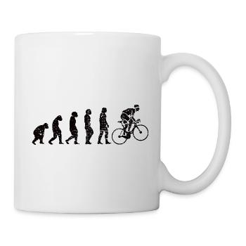 Radfahren Fahrrad Radfahrer Fahrradfahrer Radeln - Tasse - Weiß - Rechts