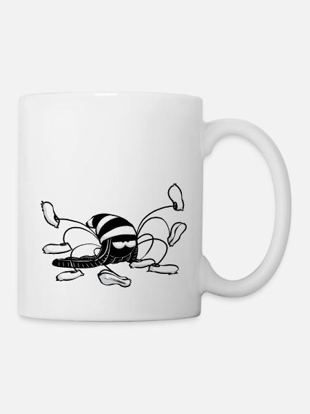 Beth l'araignée -Rasta Spider (version sans texte) - Mug blanc - blanc