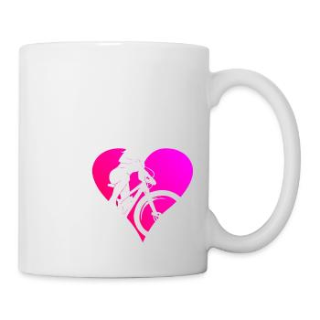 VTT Cyclisme Femmes Vététistes - Mug blanc - blanc - Droite