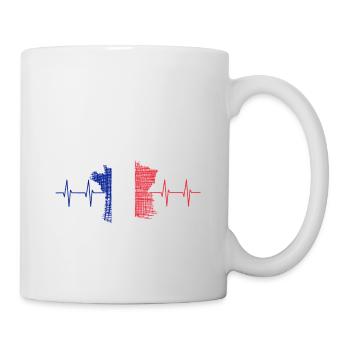 Frankreich France - Tasse - Weiß - Rechts