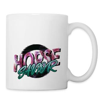 present idea deer quarter horse gift geek - Tasse - Weiß - Rechts