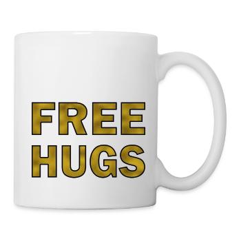 Free Hugs Golden - Mug - white - Right