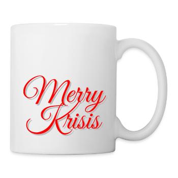 Merry Krisis - Tasse - Weiß - Rechts