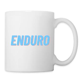 Enduro Motorrad Biker Motorradfahrer Offroad Cross - Tasse - Weiß - Rechts