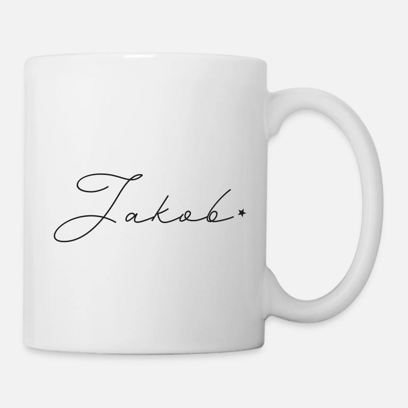 Name Jakob - Tasse - Weiß