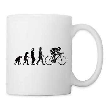 Radfahrer Fahrrad Radeln Fahrradfahrer Radfahren - Tasse - Weiß - Rechts