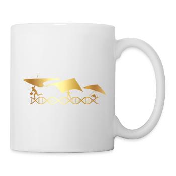 Paragliding is in my DNA - Mug - white - Right