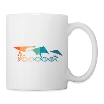 Paragliding is in my DNA - Mug - white - Right