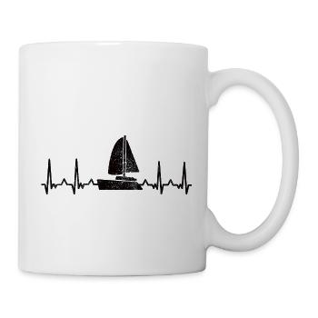 Segelsport Segler Segelschiff Segeln Segelboot - Tasse - Weiß - Rechts