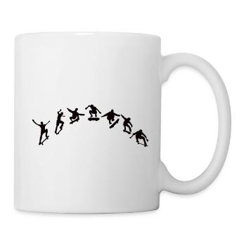 Snowboardfahrer Snowboard Geschenk Snowboardsport - Tasse - Weiß - Rechts