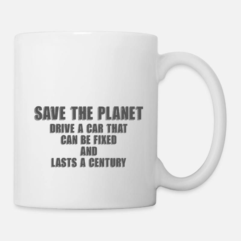 Sauvez la planète - Mug blanc - blanc