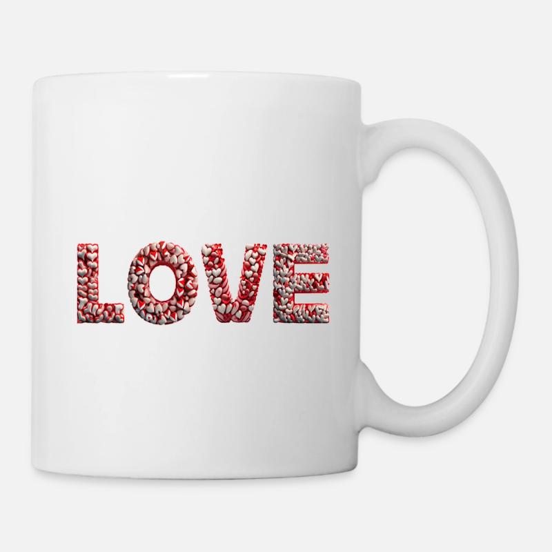 ❤️ LOVE love LOVE ❤️ Love is everything - Mug - white