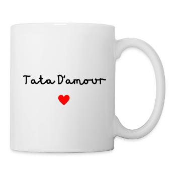 Tata d’amour - Mug blanc - blanc - Droite