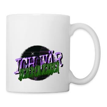 geschenk bullterrier haustier cool spaß chihuahua - Tasse - Weiß - Rechts
