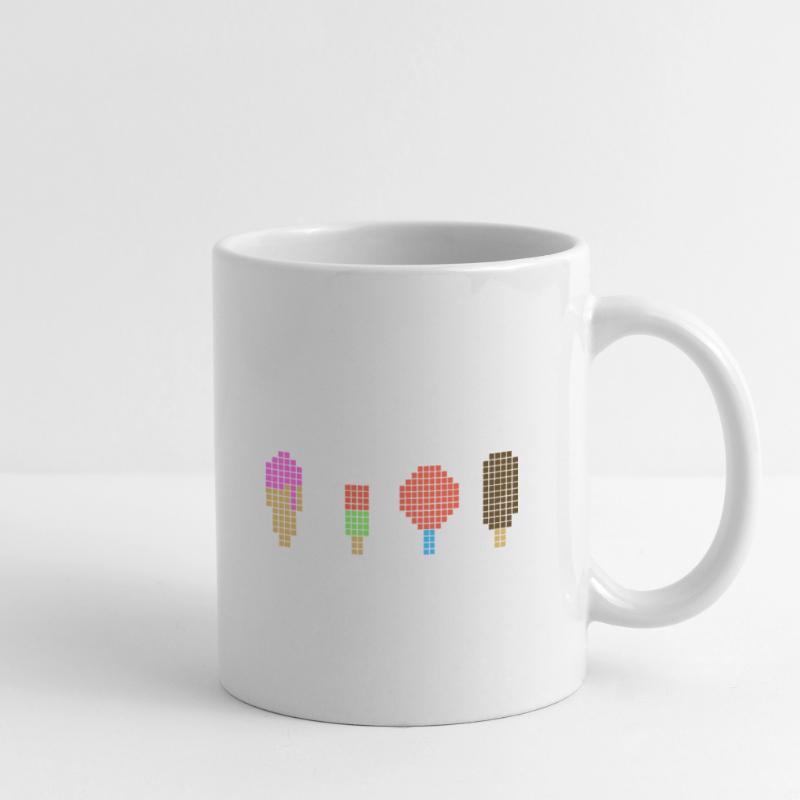 Pixel Eis - Retro Eiscreme Mug