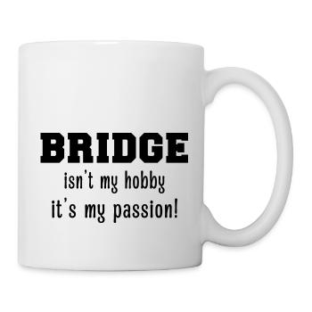 Bridge - Bridgeur - Bridgeuse - Cartes - Mug blanc - blanc - Droite