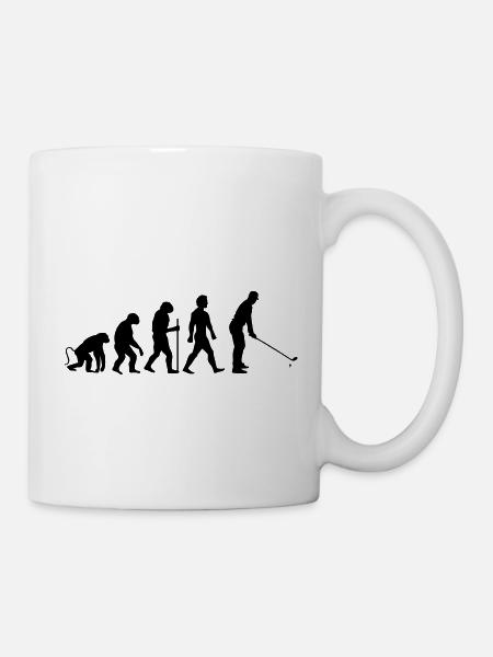 Golf Évolution - Mug blanc - blanc