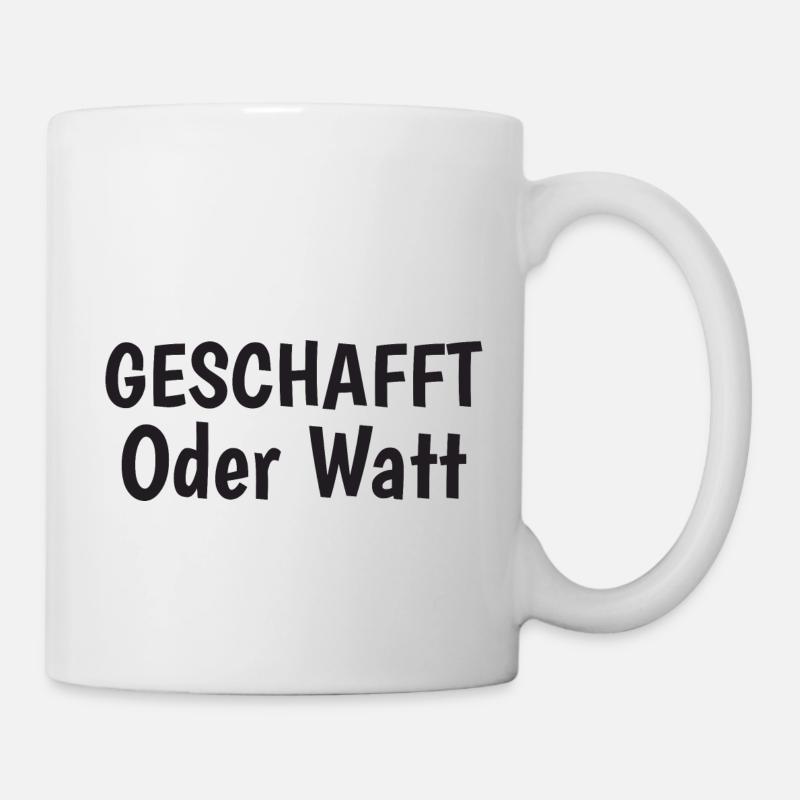 Motivation Oder Watt - Tasse - Weiß
