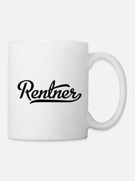 Rentner - Tasse - Weiß