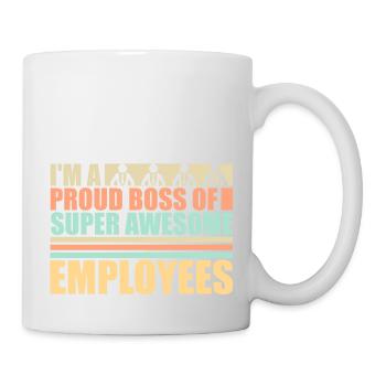 I'm A Proud Chef Of Super Awesome Employees Job - Mug - white - Right
