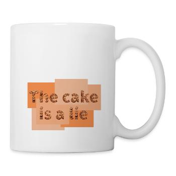 The cake is a lie - Mug - white - Right