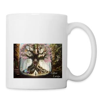 Baumdrache - Tasse - Weiß - Rechts
