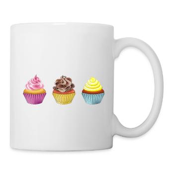 Muffins - Tasse - Weiß - Rechts