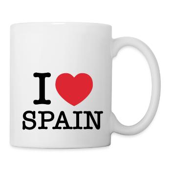 Ich liebe Spanien | Spanien | I Herz Spanien - Tasse - Weiß - Rechts