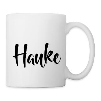 Name - Hauke - Tasse - Weiß - Rechts
