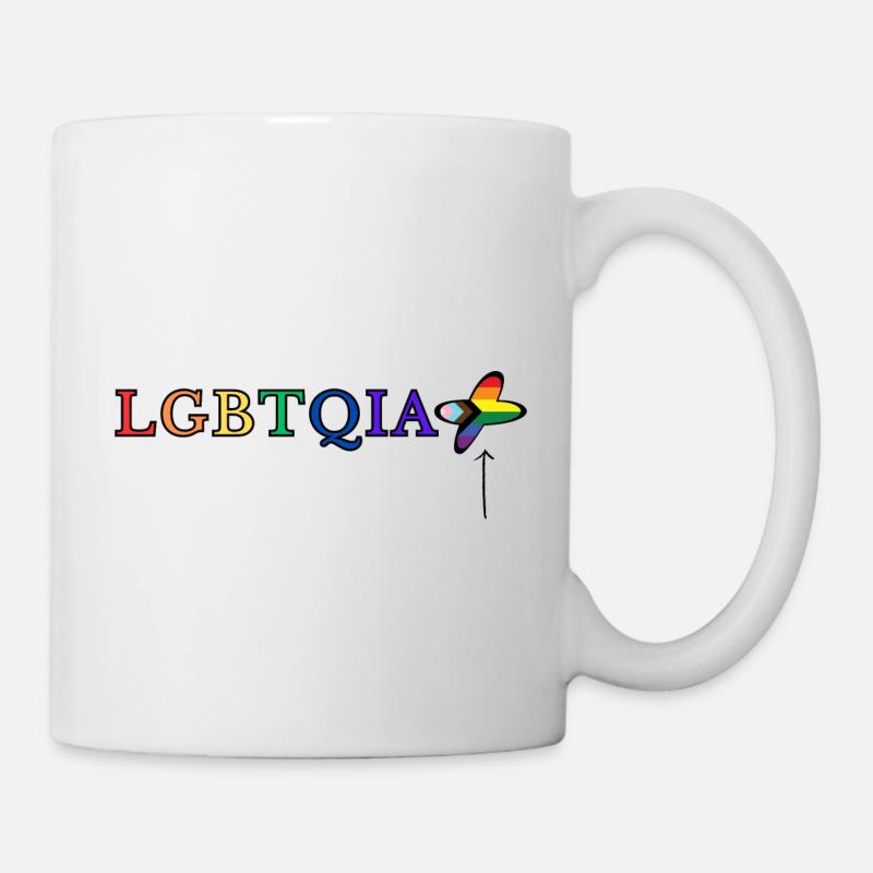 LGBTQIA+ - Mug blanc - blanc