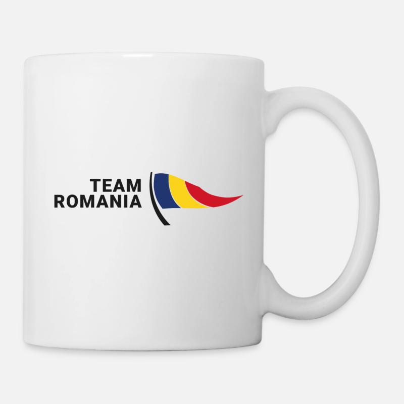 Team Romania - Tasse - Weiß